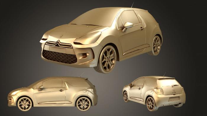 نموذج ثلاثي الأبعاد لآلة CNC السيارات والنقل سيتروين DS3 2011